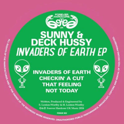 SUNNY & DECK HUSSY - Invaders Of Earth EP