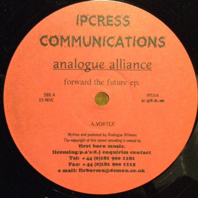 ANALOGUE ALLIANCE - Forward The Future EP