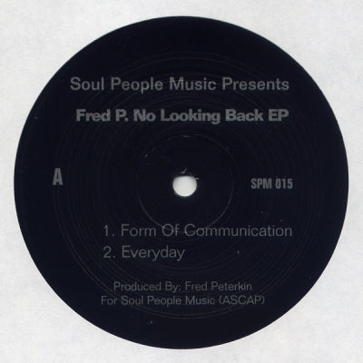 FRED P - No Looking Back EP