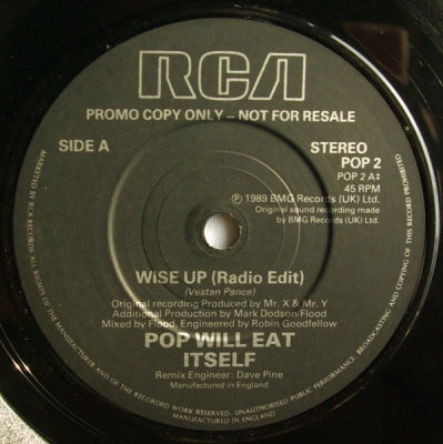 POP WILL EAT ITSELF - Wise Up! (Radio Edit)