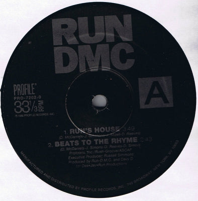 RUN D.M.C. - Run's House / Beats To The Rhyme