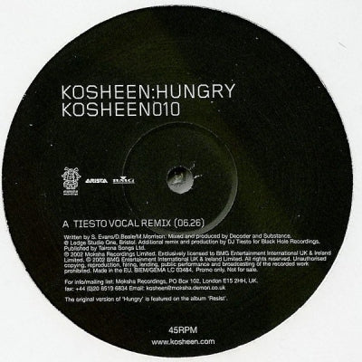 KOSHEEN - Hungry