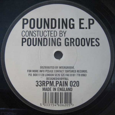 POUNDING GROOVES - Pounding E.P