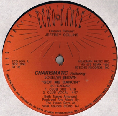 CHARISMATIC FEATURING JOCELYN BROWN - Got Me Dancin