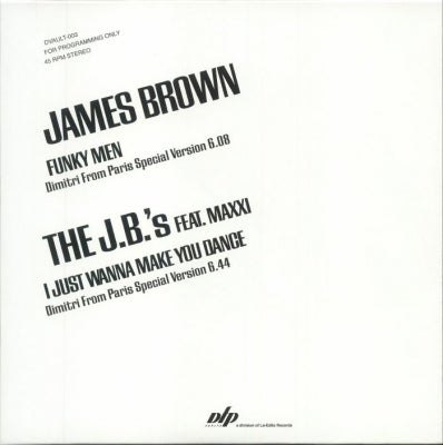 JAMES BROWN / THE J.B.'S FEAT. MAXXI - Funky Men / I Just Wanna Make You Dance (Dimitri From Paris Special Versions)