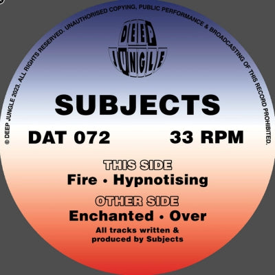 SUBJECTS - Enchanted EP