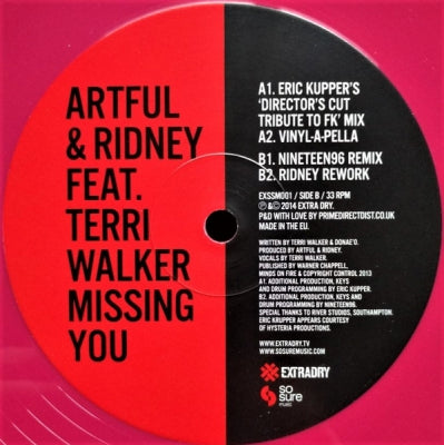 ARTFUL & RIDNEY FEAT. TERRI WALKER - Missing You