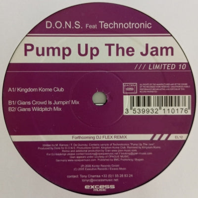 D.O.N.S. FEAT TECHNOTRONIC - Pump Up The Jam