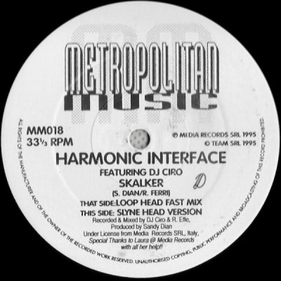 HARMONIC INTERFACE FEATURING DJ CIRO - Skalker