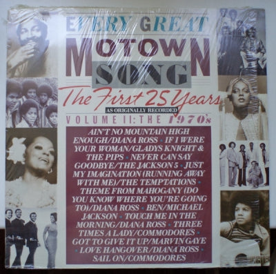 VARIOUS ARTISTS - Every Great Motown Song - The First 25 Years Volume II: The 1970's