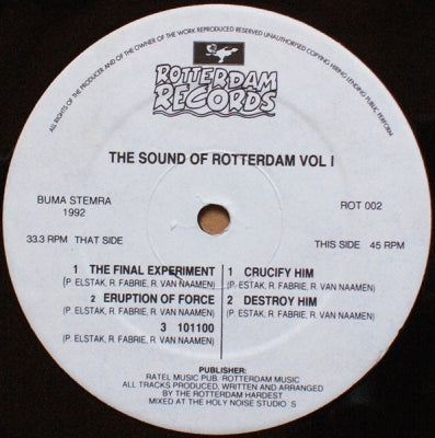 THE SOUND OF ROTTERDAM - Volume 1