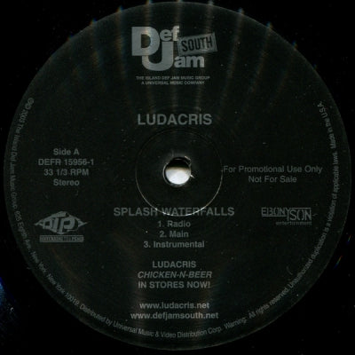 LUDACRIS - Splash Waterfalls / Blow It Out