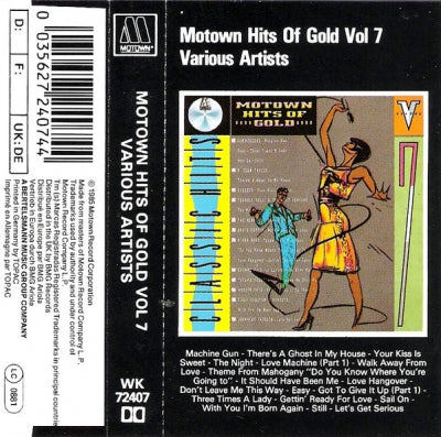 VARIOUS ARTISTS - Motown Hits Of Gold Vol. 7