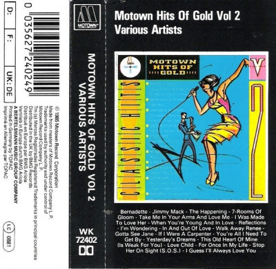 VARIOUS ARTISTS - Motown Hits Of Gold Vol.2