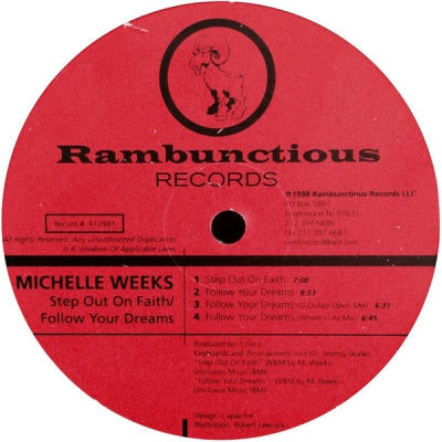 MICHELLE WEEKS - Step Out On Faith / Follow Your Dreams