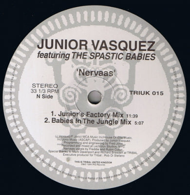 JUNIOR VASQUEZ FEATURING THE SPASTIC BABIES - Nervaas