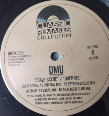 DMU - Crazy Scene / Over Me