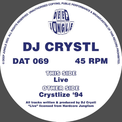 DJ CRYSTL - Crystlize ‘94 / Live