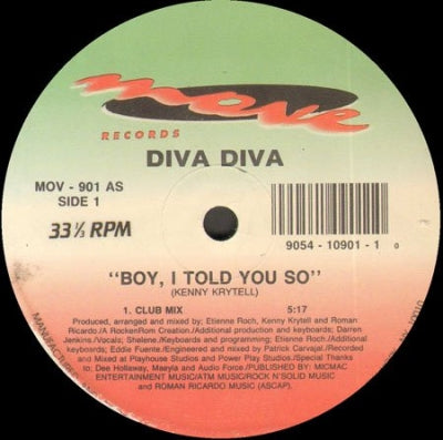 DIVA DIVA - Boy, I Told You So