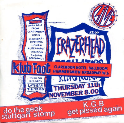 ERAZERHEAD - Live At The Klub Foot