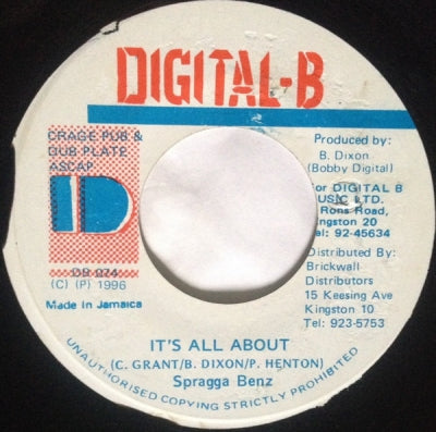 SPRAGGA BENZ - It's All About / Version