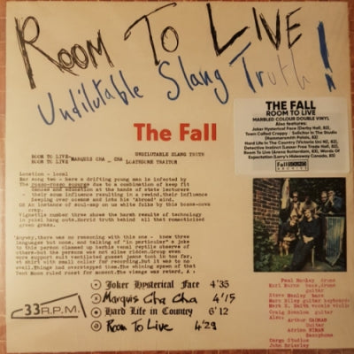 THE FALL - Room To Live