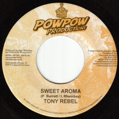 TONY REBEL - Sweet Aroma / Superior (Version)