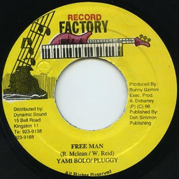 YAMI BOLO / PLUGGY - Free Man / Version