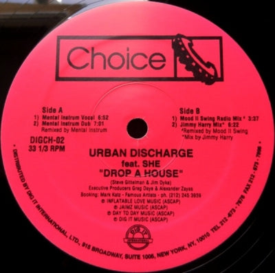 URBAN DISCHARGE FEAT. SHE - Drop A House