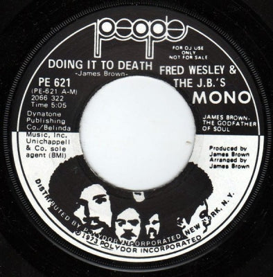 FRED WESLEY AND THE J.B.'S - Doing It To Death