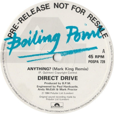 DIRECT DRIVE - Anything