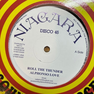 ALPHONSO LOVE / D-ROY BAND - Roll The Thunder / Hyde Park Dub