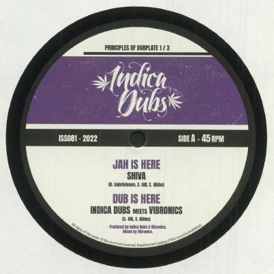 SHIVA / VANJAH O / INDICA DUBS MEETS VIBRONICS - Jah Is Here / Jet Stream