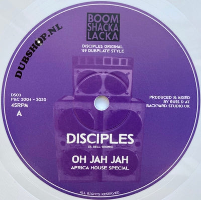 THE DISCIPLES - Oh Jah Jah / Jah Militia Dub