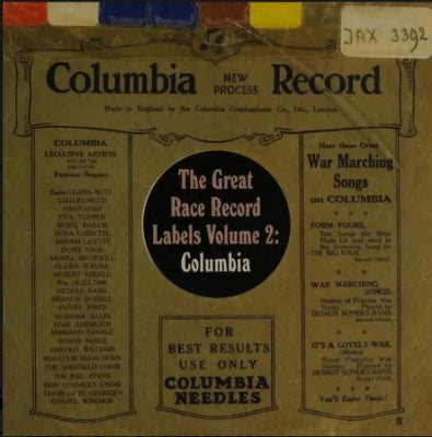 VARIOUS - The Great Race Record Labels Volume 2: Columbia