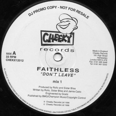 FAITHLESS - Don't Leave