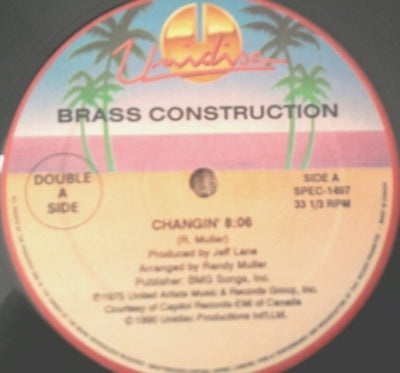 BRASS CONSTRUCTION / SUNSHINE BAND - Changin' / Blackwater Gold