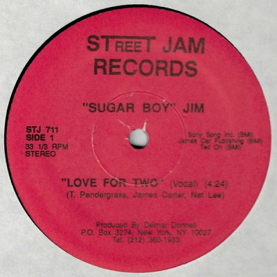 "SUGAR BOY" JIM - Love For Two