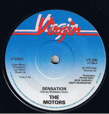 THE MOTORS - Sensation / The Day I Found A Fiver