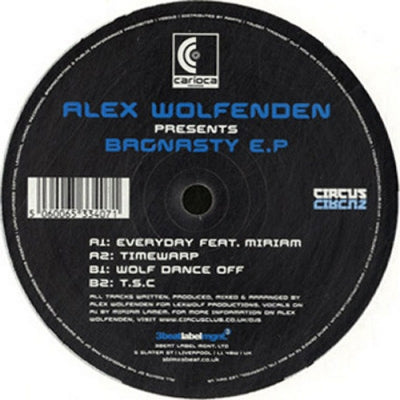 ALEX WOLFENDEN - Bagnasty E.P.