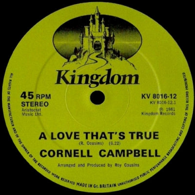 CORNELL CAMPBELL / SCIENTIST - A Love That's True / Kingdom Dub