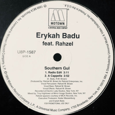 ERYKAH BADU - Southern Gul Featuring Rahzel