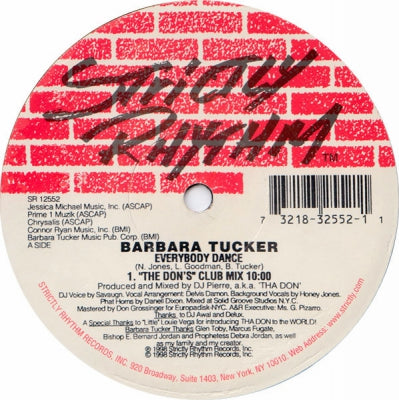 BARBARA TUCKER - Everybody Dance