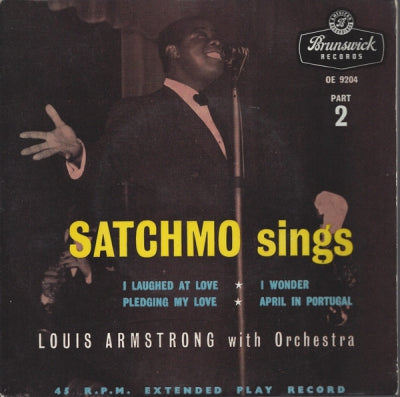 LOUIS ARMSTRONG WITH ORCHESTRA - Satchmo Sings - Part 2