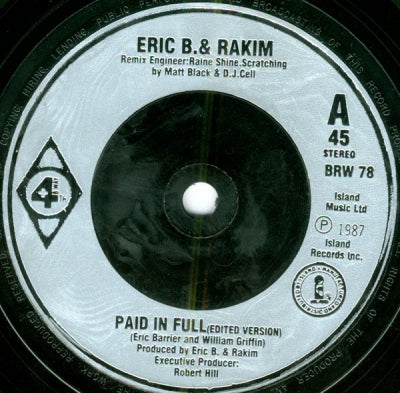 ERIC B. & RAKIM - Paid In Full (Mini Madness - The Coldcut Remix)