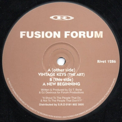 FUSION FORUM - Vintage Keys (The Art) / A New Beginning