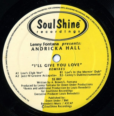 ANDRICKA HALL - I'll Give You Good Love