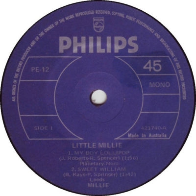 LITTLE MILLIE - My Boy Lollipop