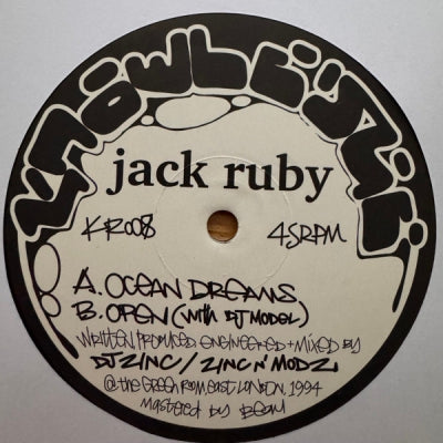 JACK RUBY - Ocean Dreams / Open