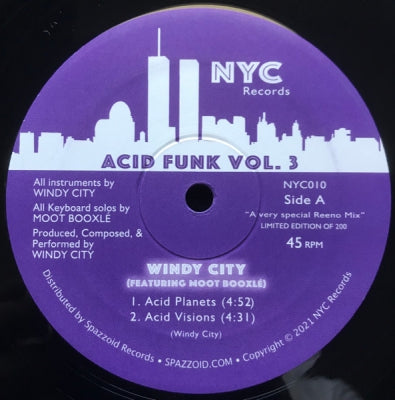 WINDY CITY FEATURING MOOT BOOXLé - Acid Funk, Vol. 3